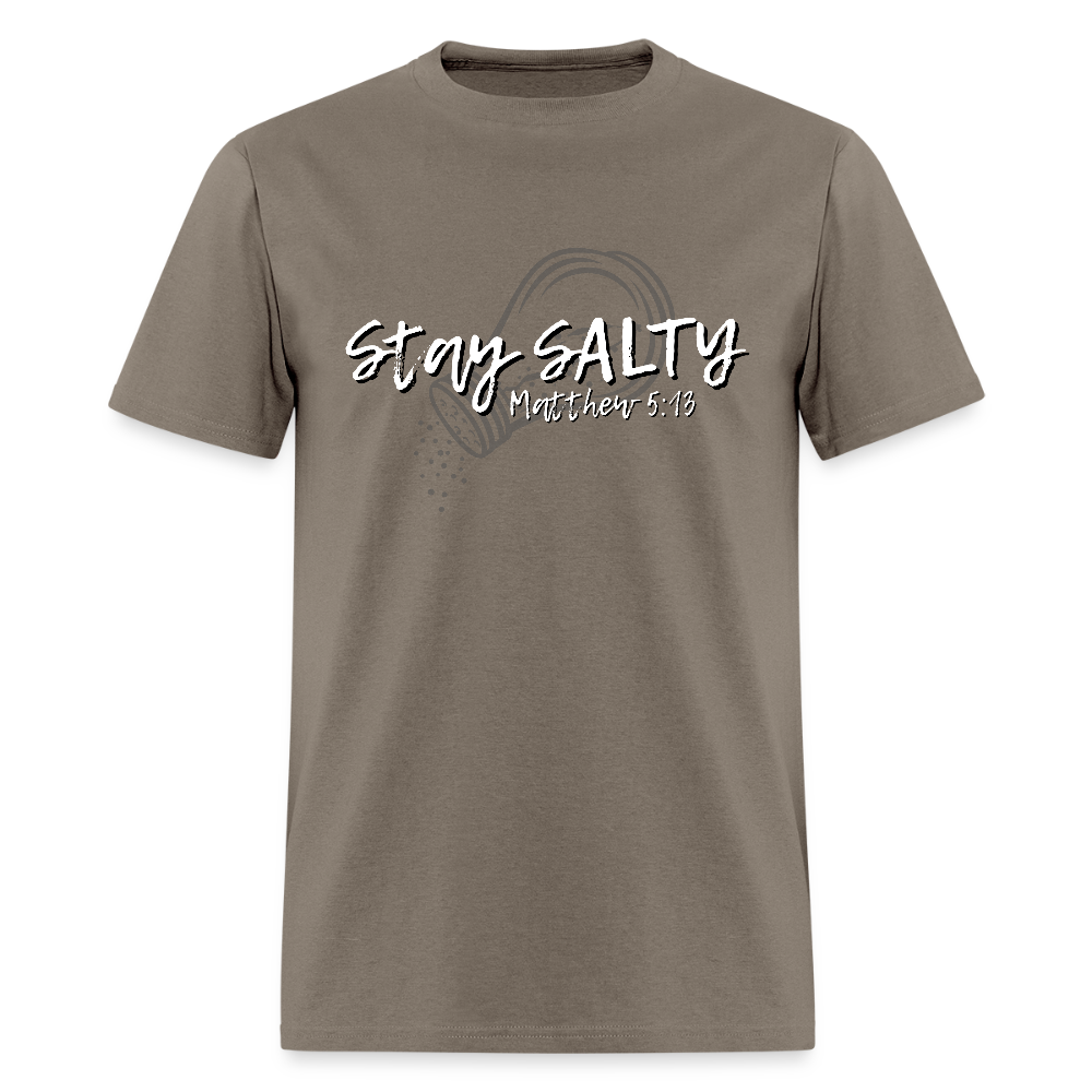 Stay Salty Dark T-Shirt | GILDAN 5000 - safari