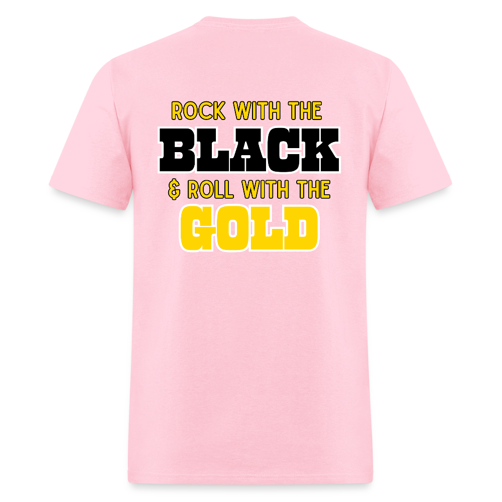 Rock & Roll Cheer T-Shirt | GILDAN 5000 - pink