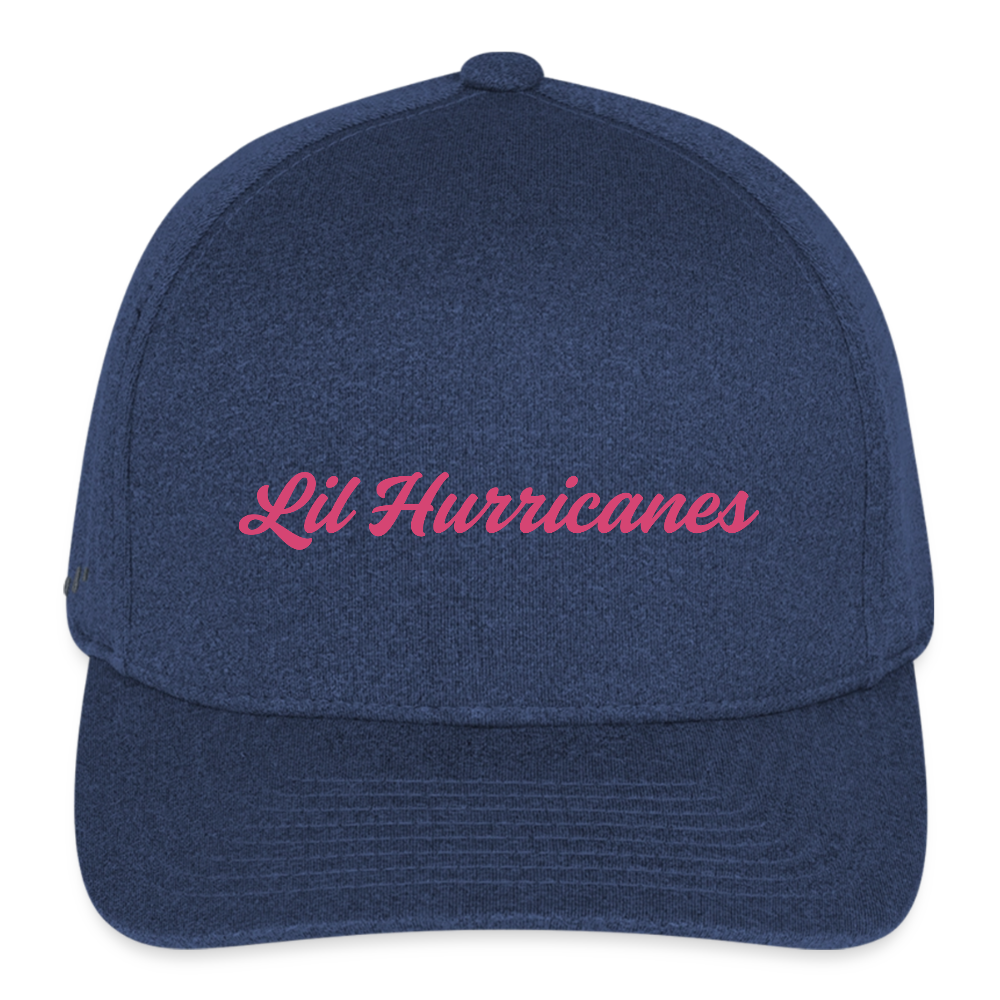 Lil Hurricanes Flexfit  Melange Baseball Cap - heather navy