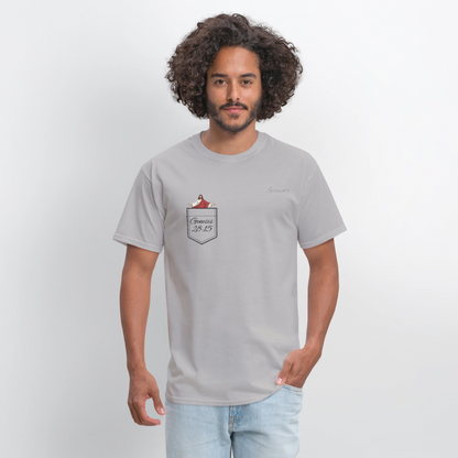 Genesis 28:15 Classic T-Shirt - gravel 
