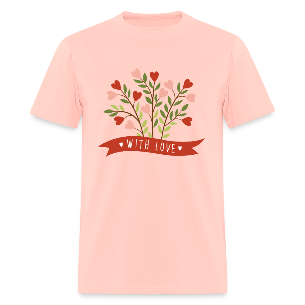 With Love Unisex Classic T-Shirt - blush pink 
