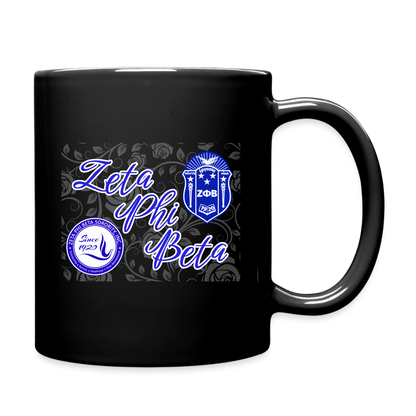 Customizable Zeta Phi Beta Full Color Mug - black