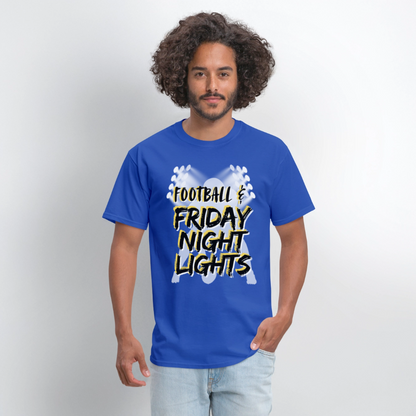 Football & Friday Night Lights T-Shirt | GILDAN 5000 - royal blue