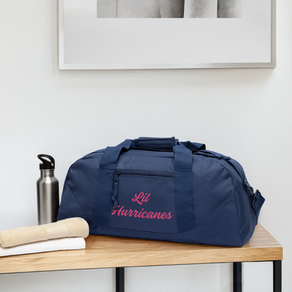 Lil Hurricanes Recycled Duffel Bag - navy