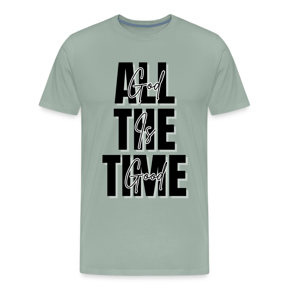 Psalm 34:8 Premium T-Shirt - steel green