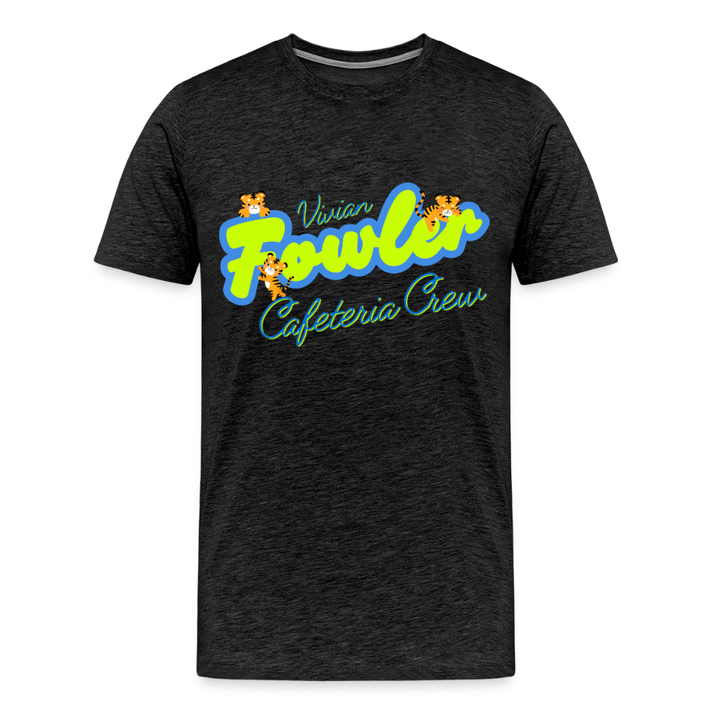 Vivian Fowler Neon Premium Adult T-Shirt - charcoal grey