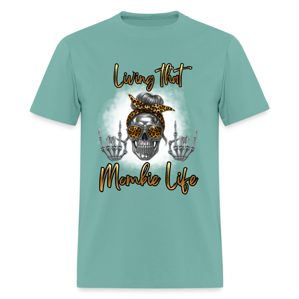 Mombie Life T-Shirt | GILDAN 5000 - aquatic
