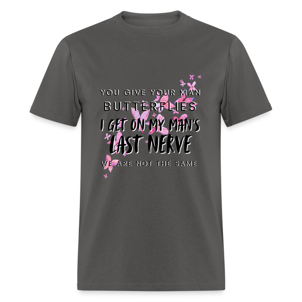Butterflies & Nerves Classic T-Shirt - charcoal