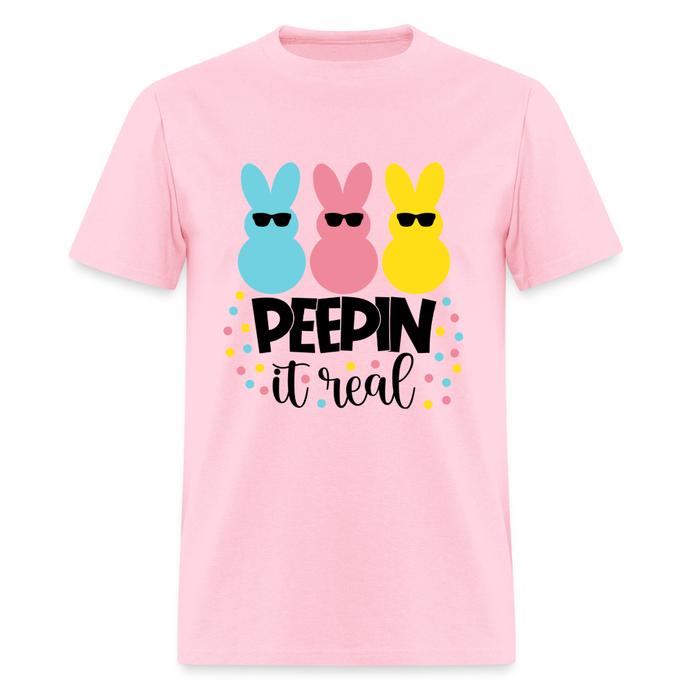 Peepin it real T-Shirt | GILDAN 5000 - pink