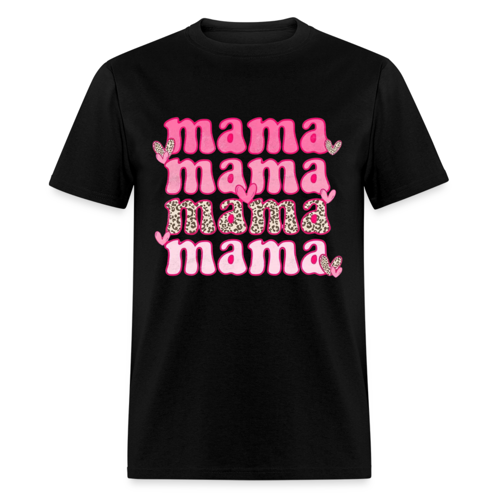 MAMA Hearts Unisex Classic T-Shirt - black