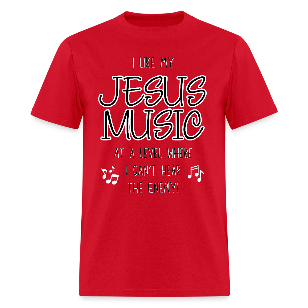 Jesus Music T-Shirt | GILDAN 5000 - red