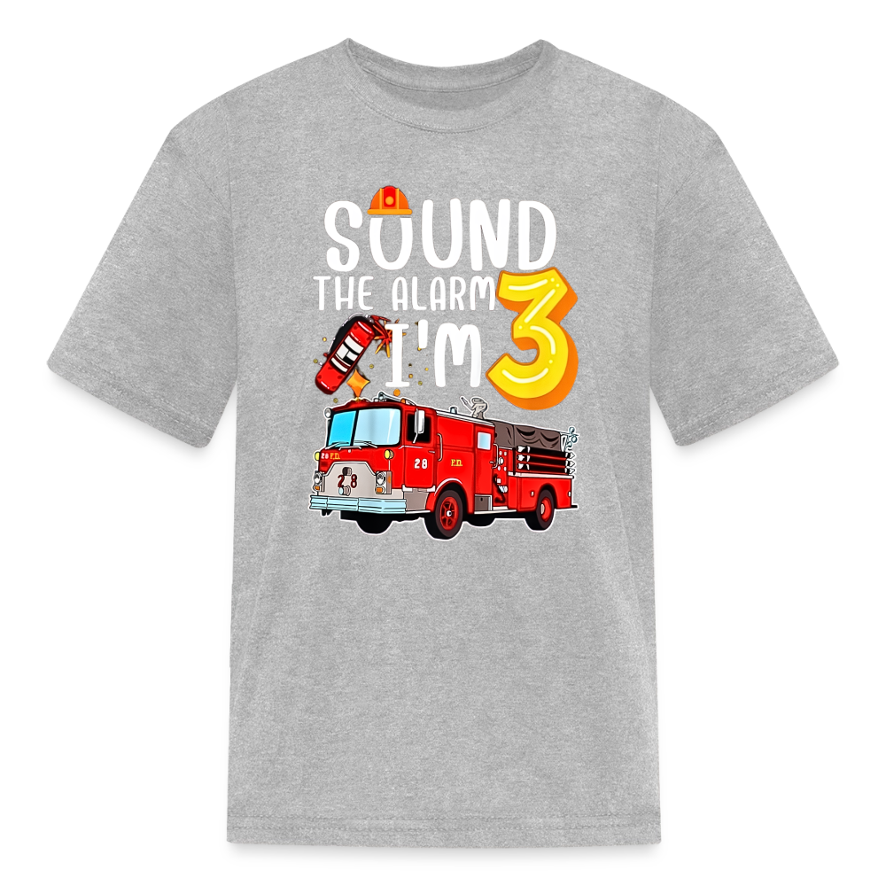 Sound the Alarm Kids' T-Shirt - heather gray