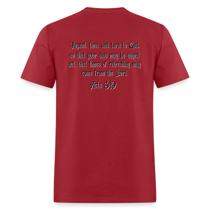 REPENT T-Shirt | GILDAN 5000 - dark red