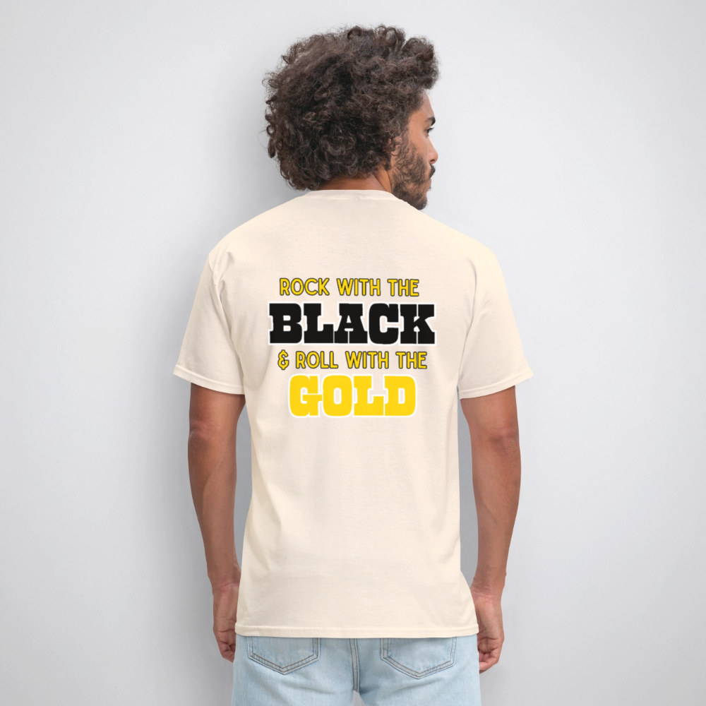 Rock & Roll Cheer T-Shirt | GILDAN 5000 - natural