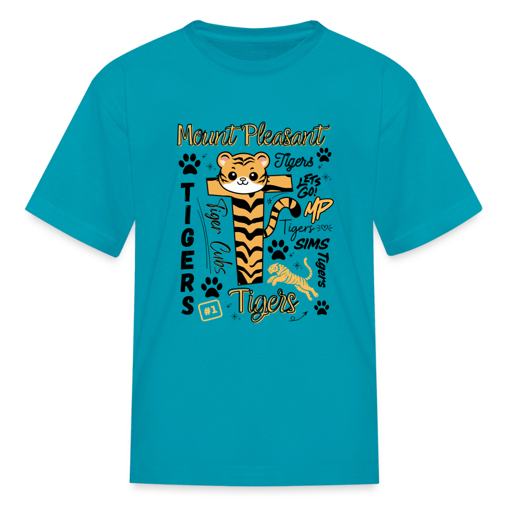 SIMS Tigers Kids' T-Shirt - turquoise