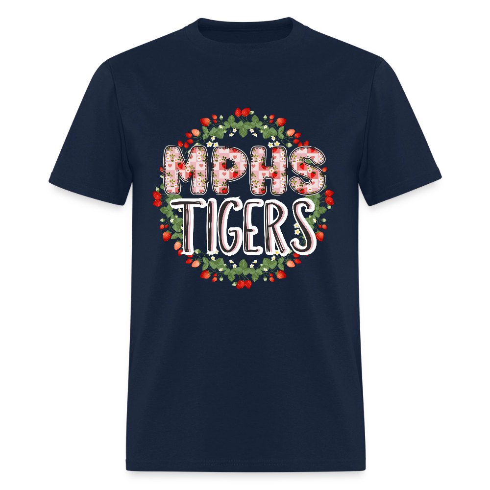 MPHS Berry Special Care in Feeding Our Tigers T-Shirt | GILDAN 5000 - navy