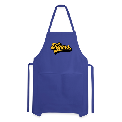 Tigers Adjustable Apron - royal blue