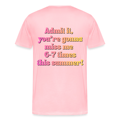 MPHS Cafeteria Crew 6-7 Times Premium Adult T-Shirt - pink