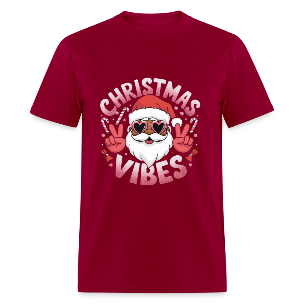 Christmas Vibes Unisex Classic T-Shirt - dark red