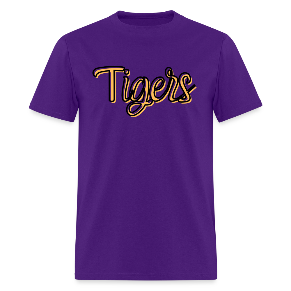 Tigers T-Shirt | GILDAN 5000 - purple