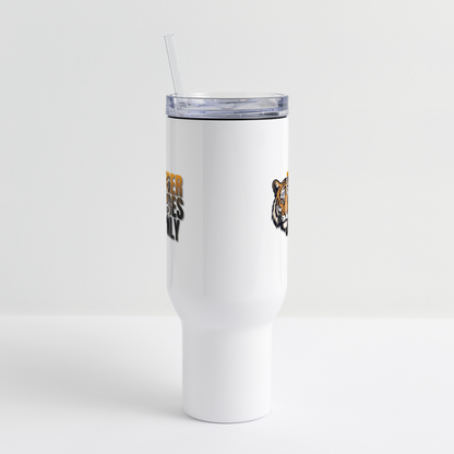 Tiger Vibes Only 40 oz Travel Tumbler - white
