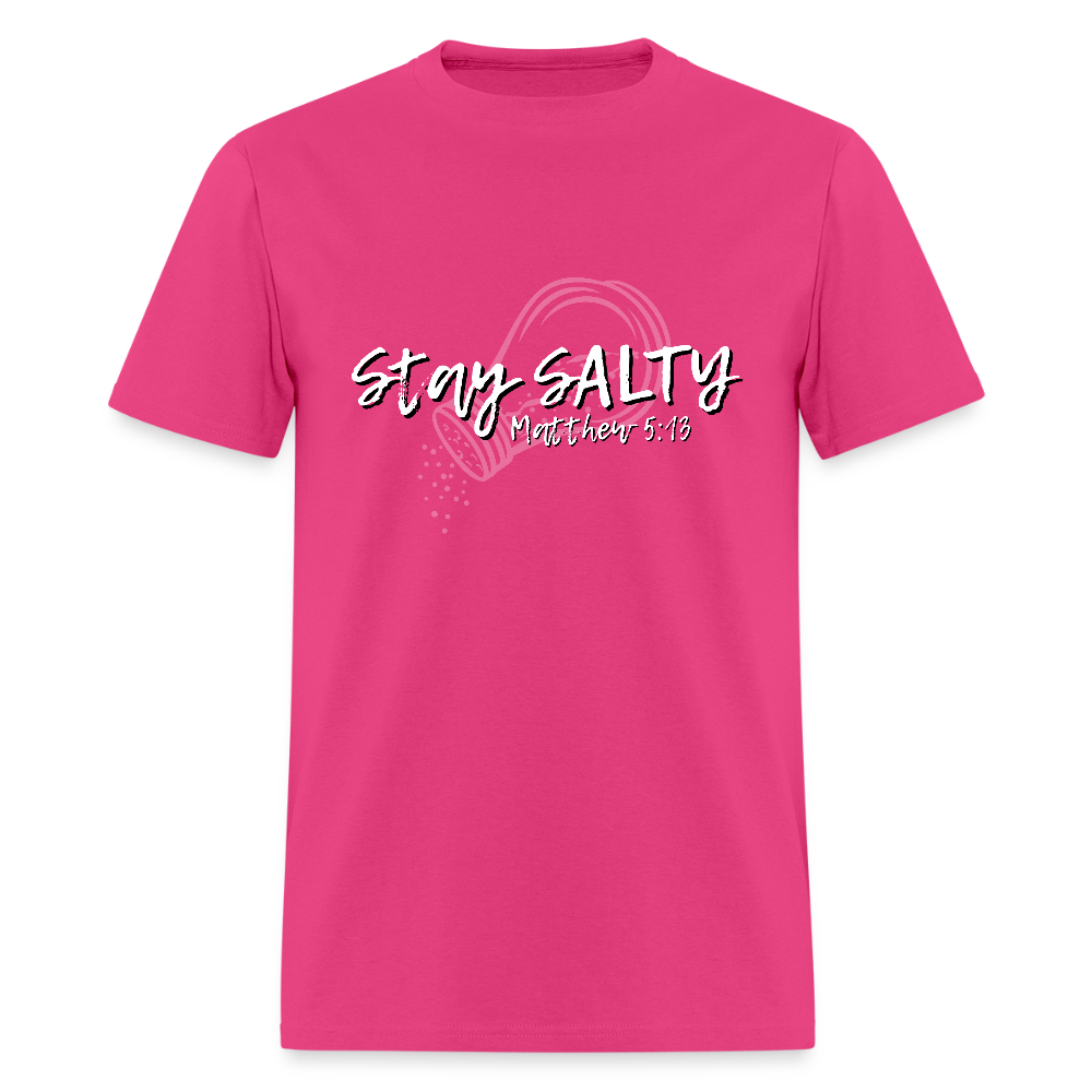 Stay Salty T Shirt - fuchsia