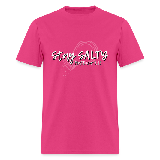 Stay Salty T Shirt - fuchsia