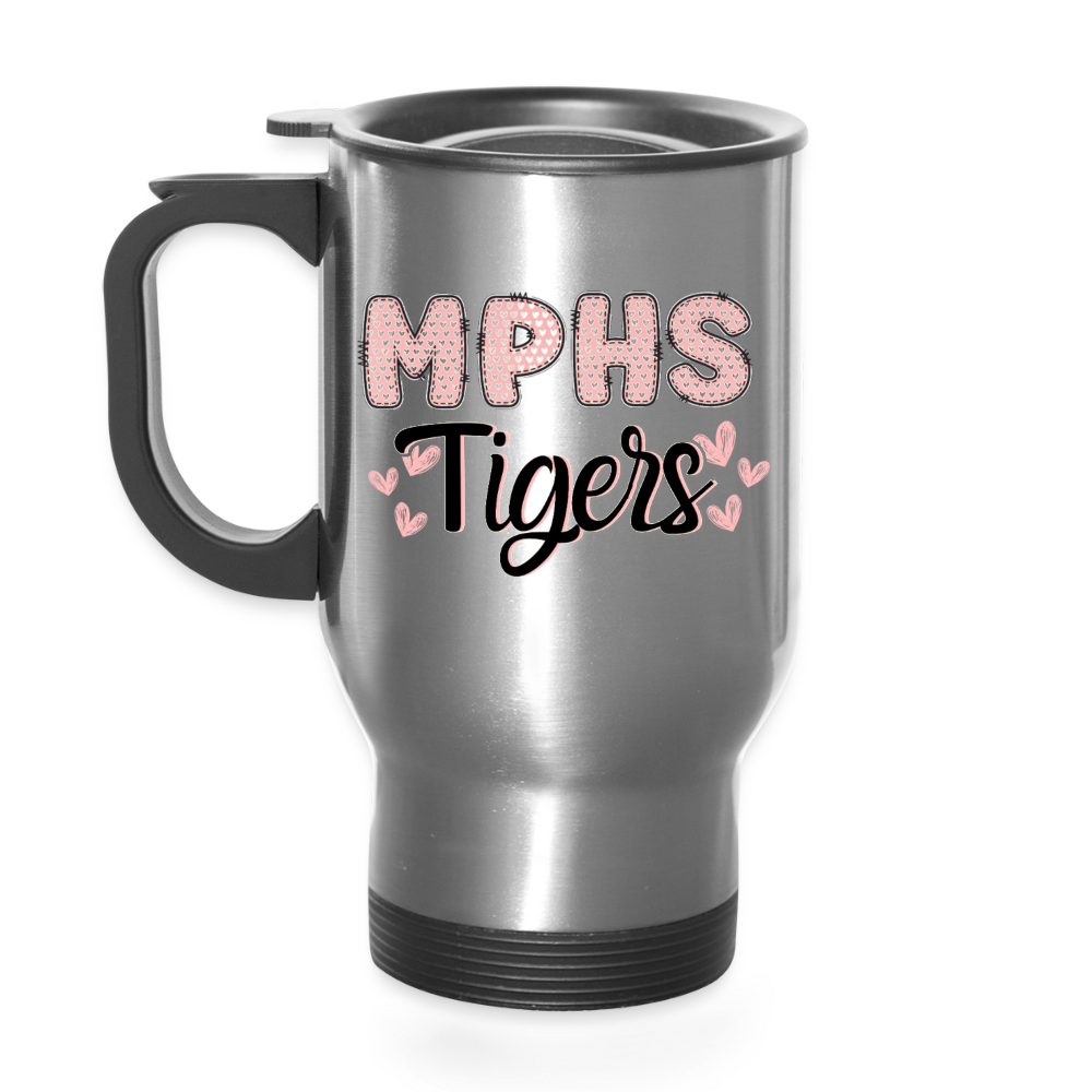MPHS Fueling the GRRR Travel Mug - silver