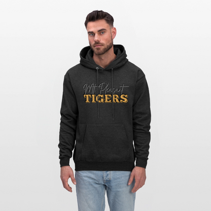 MP Tigers Bleed Black & Gold Men's Hoodie - charcoal grey