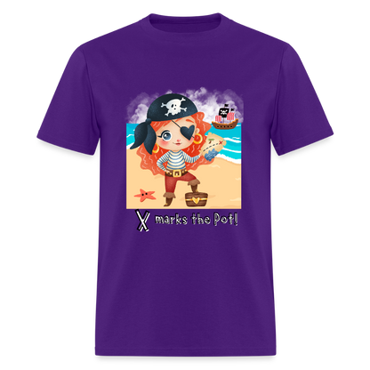 X Marks the Pot! Classic T-Shirt - purple