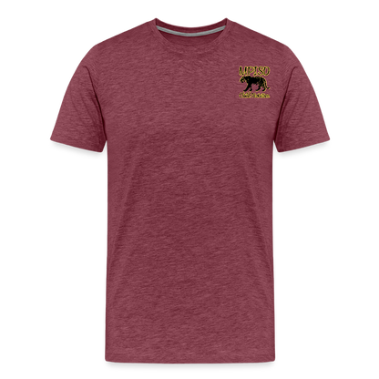 MPISD Brain Food Premium T-Shirt - heather burgundy