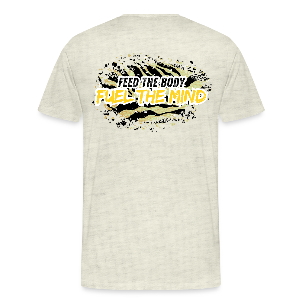 Child Nutrition Logo & Motto Premium T-Shirt - heather oatmeal