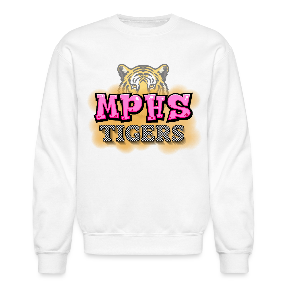 MPHS Tigers Crewneck Sweatshirt - white