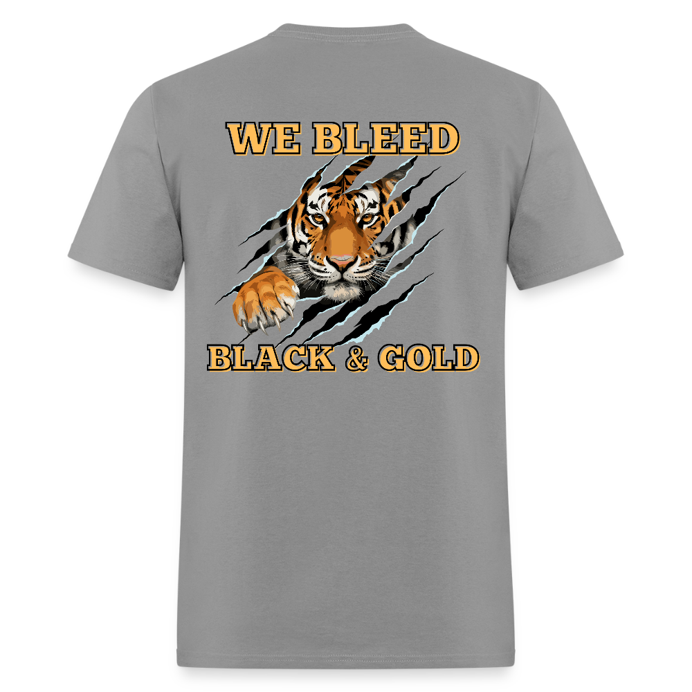 MP Tigers Bleed Black & Gold T-Shirt | GILDAN 5000 - rock
