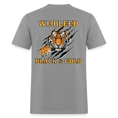 MP Tigers Bleed Black & Gold T-Shirt | GILDAN 5000 - rock