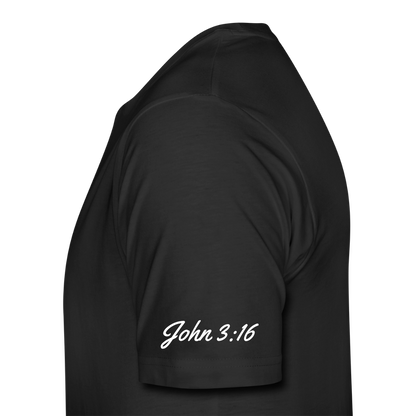 Jesus Gave His Life for Me and You! Premium Adult T-Shirt - black