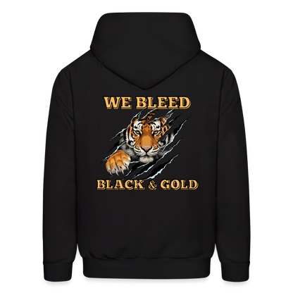 MP Tigers Bleed Black & Gold Men's Hoodie - black
