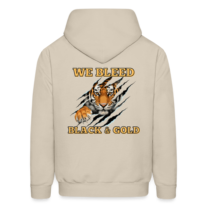 MP Tigers Bleed Black & Gold Men's Hoodie - Sand
