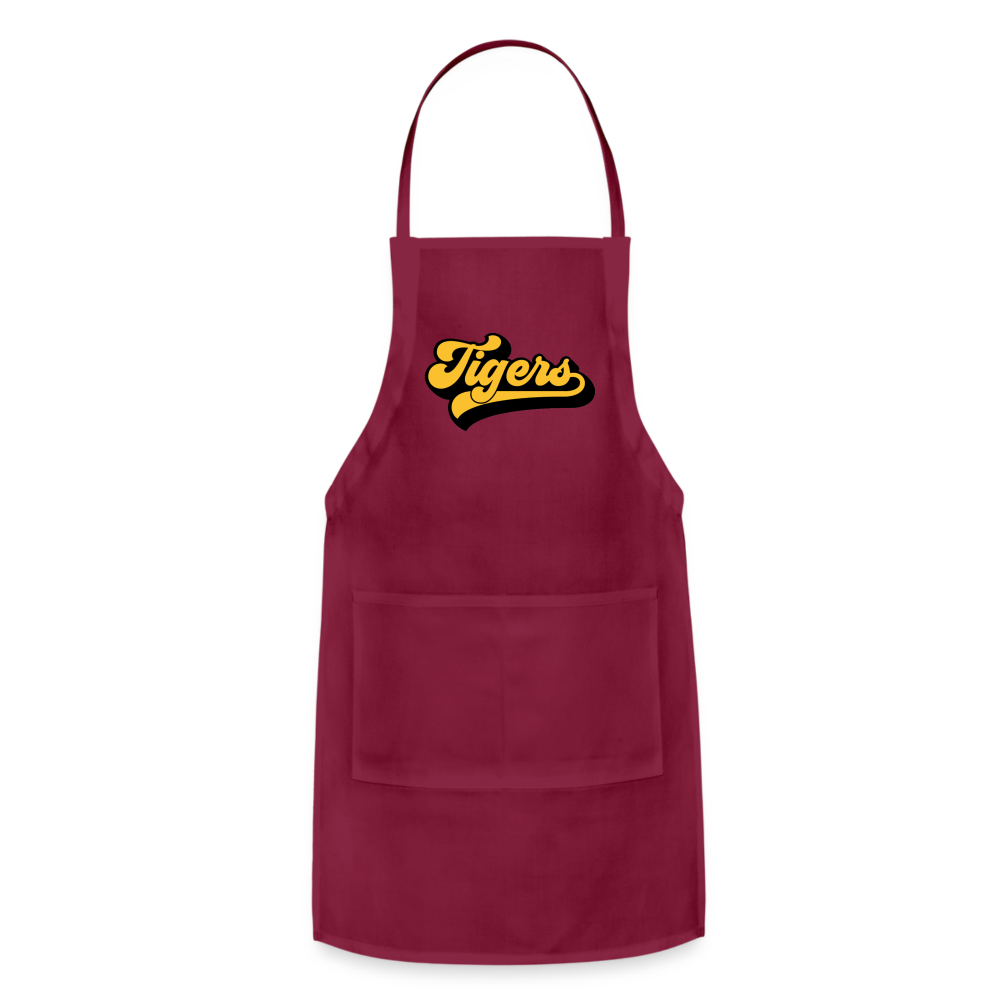 Tigers Adjustable Apron - burgundy