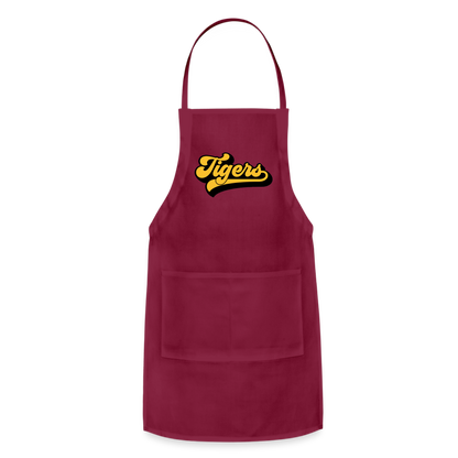 Tigers Adjustable Apron - burgundy