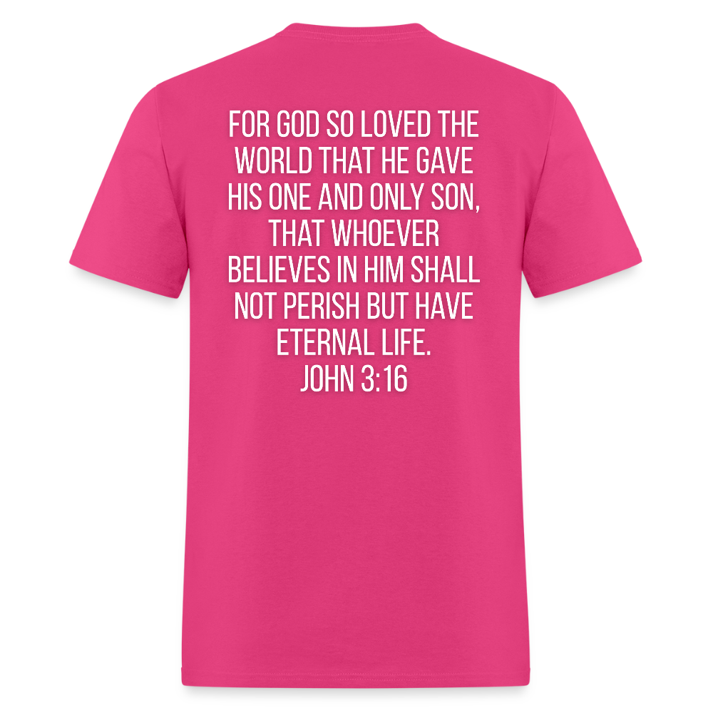 John 3:16 Classic T-Shirt - fuchsia