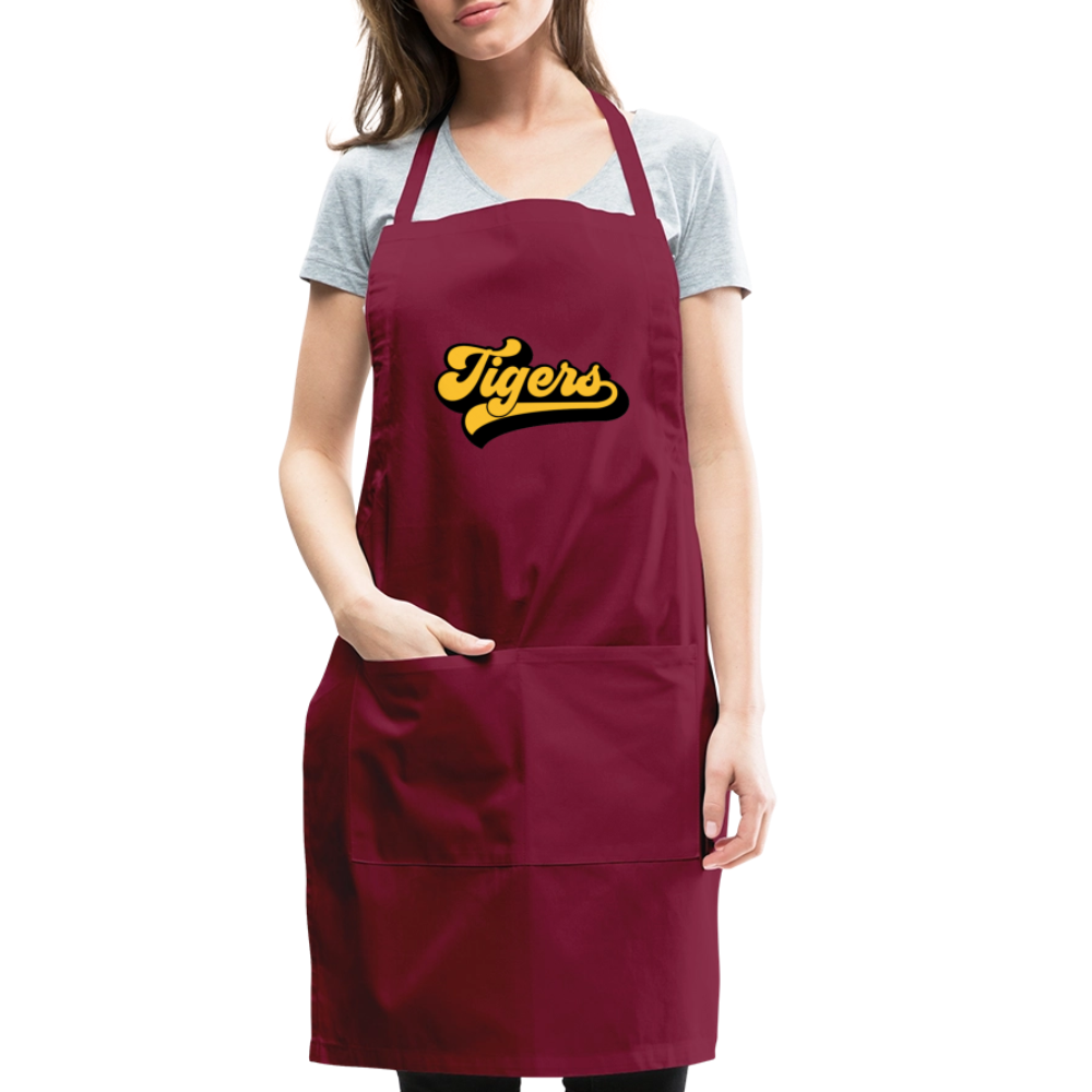 Tigers Adjustable Apron - burgundy