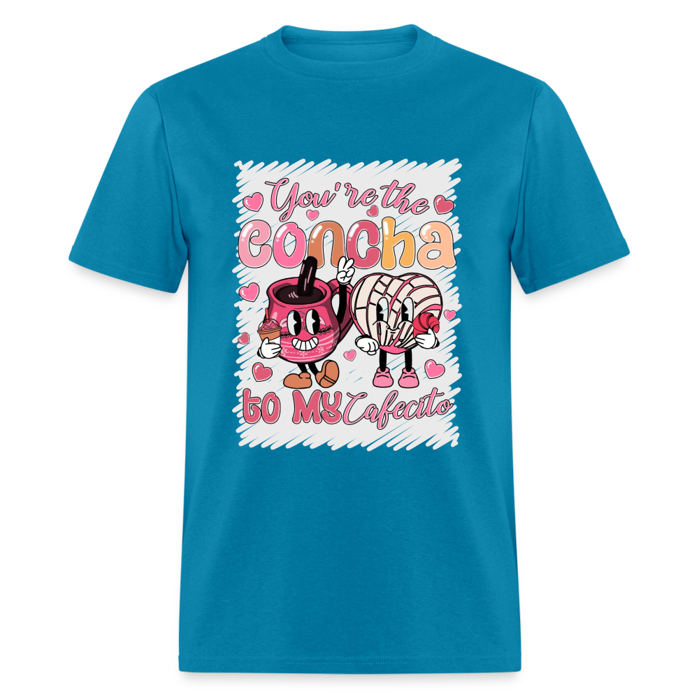 Concha to my Cafecito Unisex Classic T-Shirt - turquoise