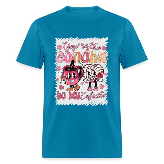 Concha to my Cafecito Unisex Classic T-Shirt - turquoise