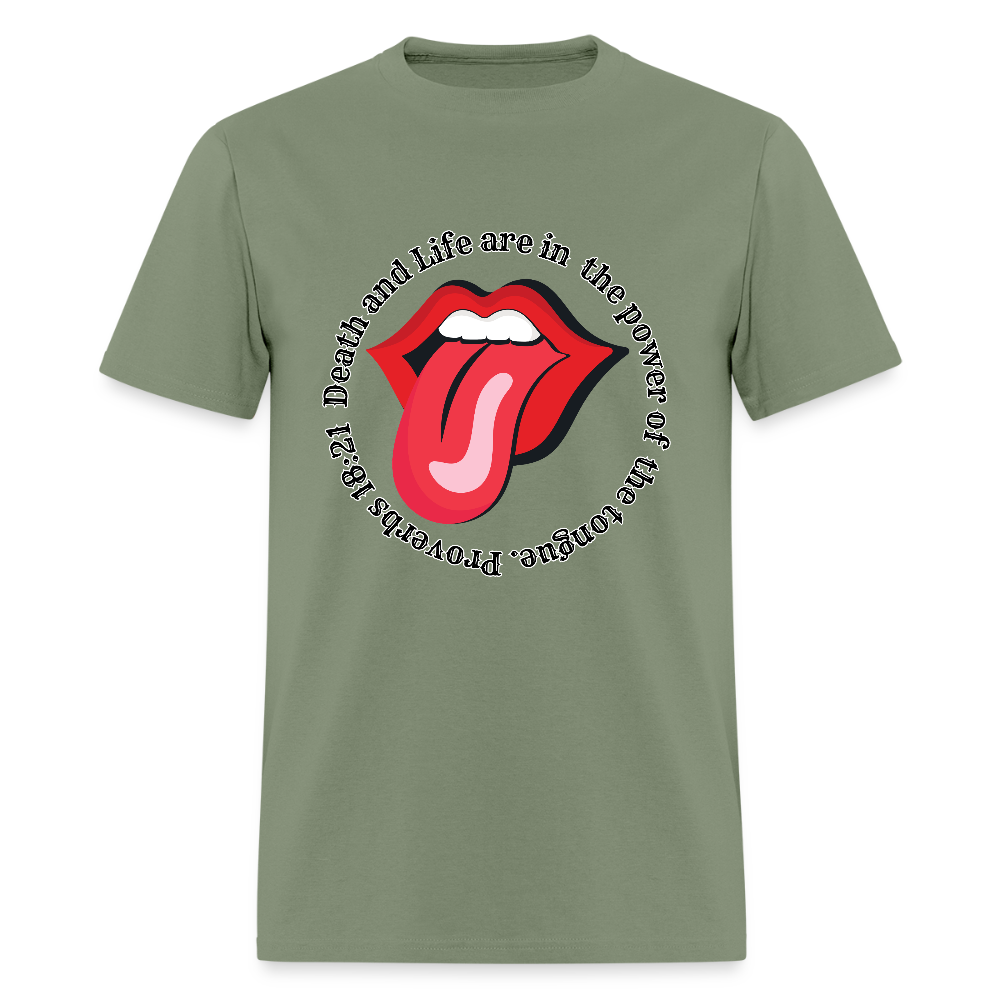 Power in the Tongue T-Shirt - military green