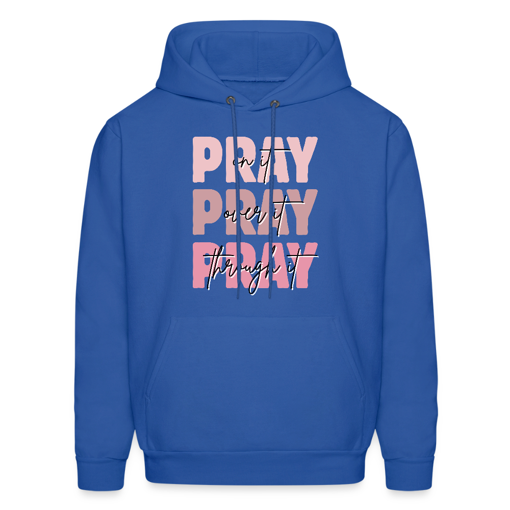 PRAY PRAY PRAY Hoodie - royal blue