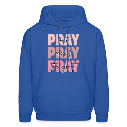 PRAY PRAY PRAY Hoodie - royal blue