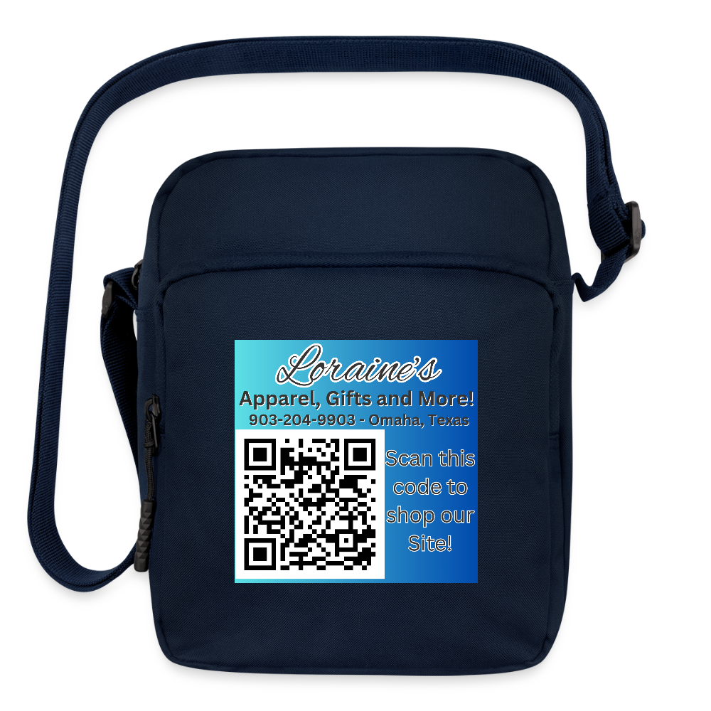 Loraine's Merch Upright Crossbody Bag - navy