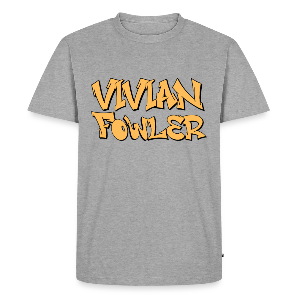 Vivian Fowler Graffiti Premium Adult T-Shirt - heather grey