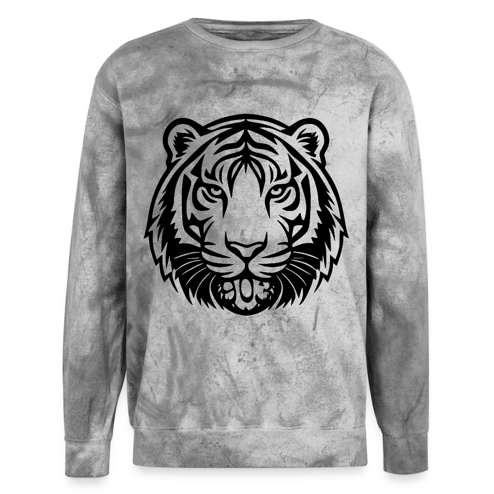 Tiger 903 Unisex Colorblast Crewneck Sweatshirt - smoke